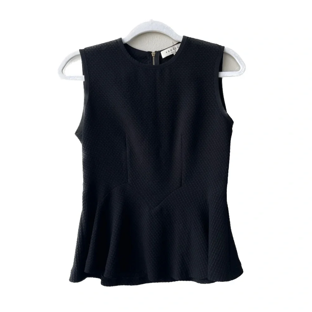 Sandro Paris Peplum Tank Top - Picture 4 of 5